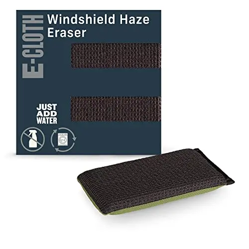 E-Cloth Windshield Haze Eraser pad for cleaning car windshields and glass