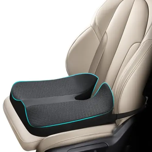 anzhixiu black memory foam car seat cushion with U-shape