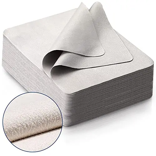 iGeyzoe suede fabric glasses cleaning cloth