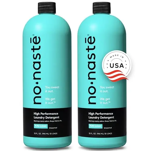 Nonaste Pure Clean Liquid Laundry Detergent twin-pack bottles