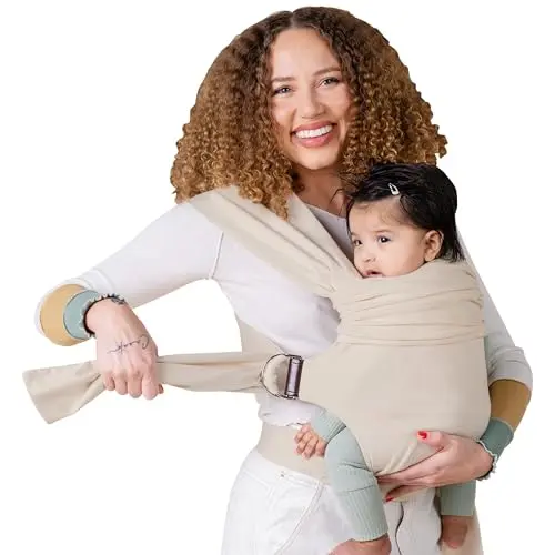Lalabu The Simple Wrap baby carrier being worn