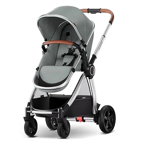 Mompush Ultimate2 baby stroller with reversible seat and car seat adapter