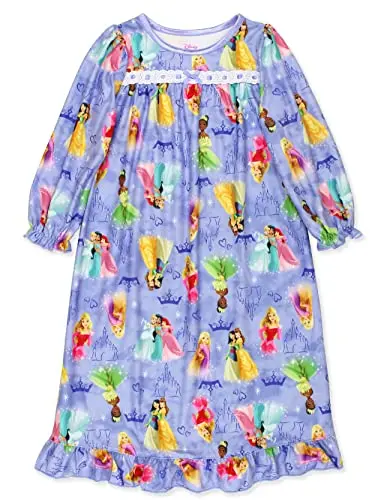 Disney Princess toddler nightgown in purple with character graphics