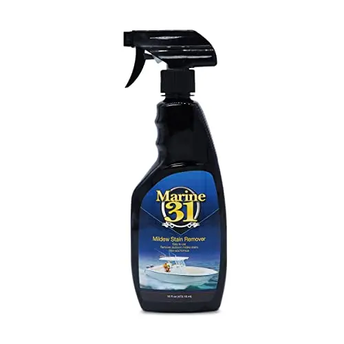 Marine 31 Mildew Stain Remover & Cleaner spray bottle