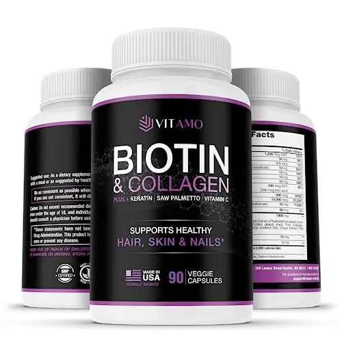 Vitamo Postpartum Hair Loss Vitamins with Hyaluronic Acid capsules