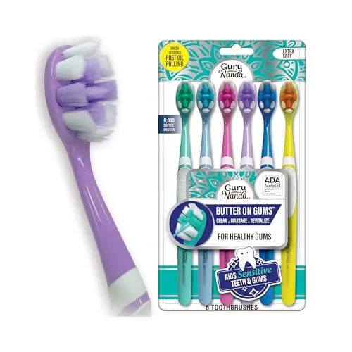 GuruNanda Butter on Gums Toothbrush with ultra-soft bristles