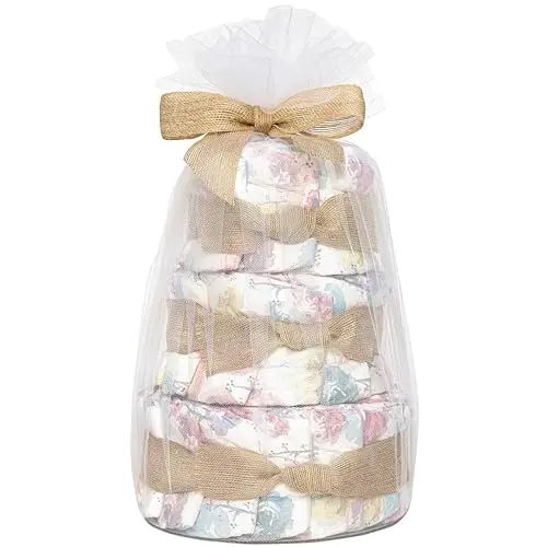 The Honest Company Diaper Cake with diapers and baby care essentials