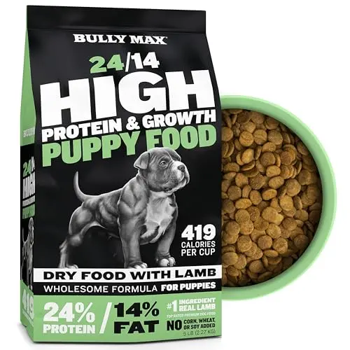 Bully Max Puppy Food dry dog food bag
