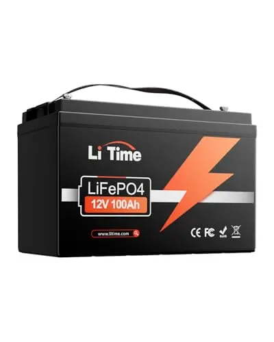 LiTime 12V 100Ah Group 31 Lithium Iron Phosphate battery