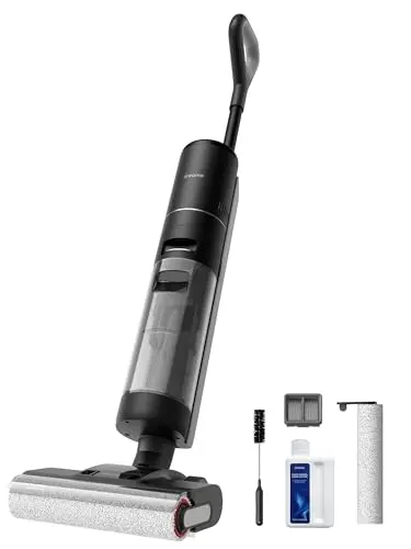 DREAME H12 PRO vacuum mop with self-cleaning and hot air drying feature