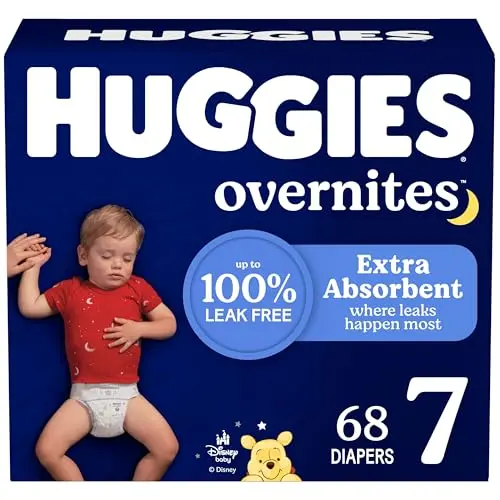 Huggies Overnites Size 7 diaper pack for overnight use