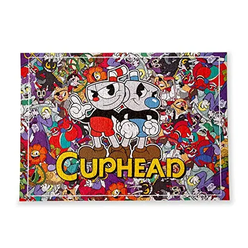 Toynk Cuphead and Mugman Collage 1000-piece jigsaw puzzle image