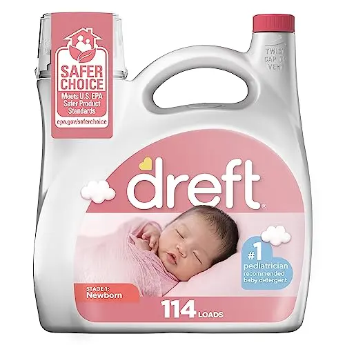 Dreft Stage 1 Newborn Baby Laundry Detergent liquid bottle