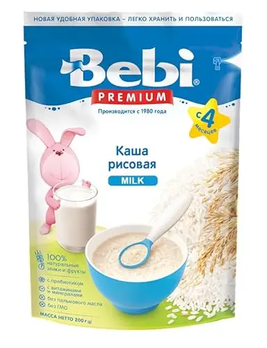 Bebi Premium Rice Cereal with Milk package
