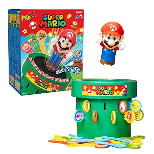 TOMY Super Mario Pop Up Action Board Game for kids and families