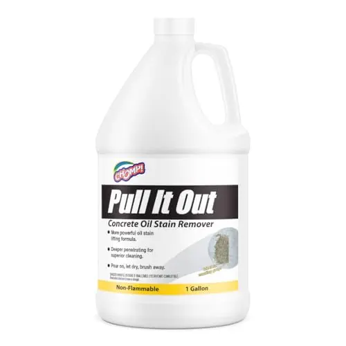 CHOMP! Pull It Out Concrete Oil Stain Remover gallon jug