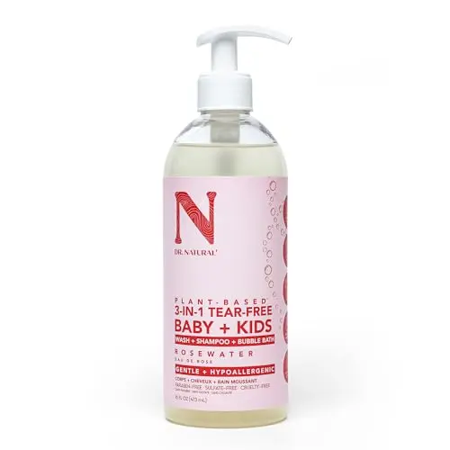 Dr. Natural 3-in-1 Tear-Free Baby Plus Kids Soap bottle