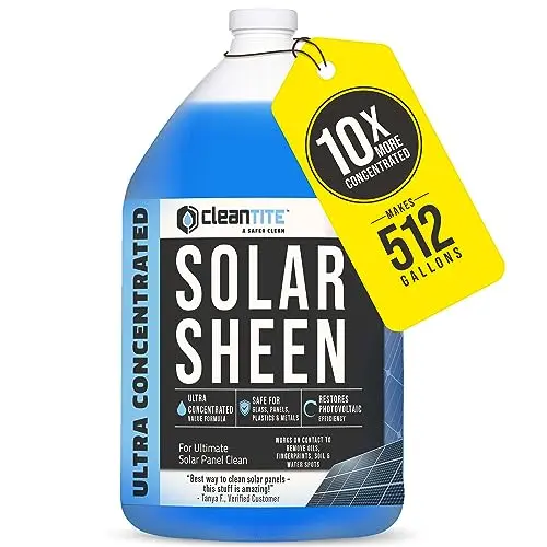 CLEANTITE Solar Sheen one-gallon cleaner bottle
