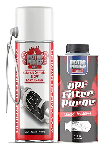 MotorPower Care DPF Foam Cleaner Kit with spray nozzle