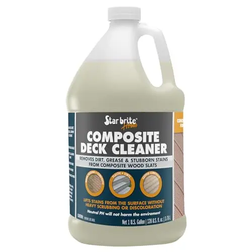 STAR BRITE Composite Deck Cleaner concentrated formula 1 gallon bottle for wood and composite surfaces