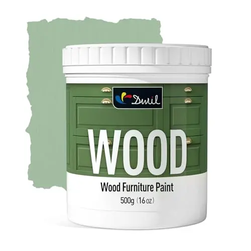 DWIL French Light Green matte furniture paint can with tools