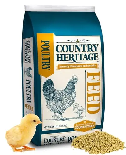 Country Heritage 18% Protein Chick Starter Grower Crumbles in a 50lb bag
