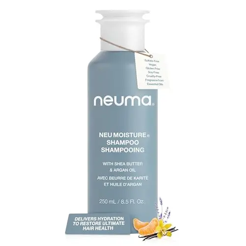 Neuma Neu Moisturizing Shampoo bottle with lavender, mandarin, and vanilla fragrance