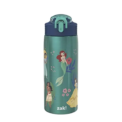 Zak Designs Disney Princess vacuum insulated water bottle