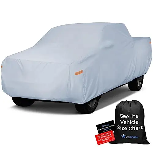 EzyShade reflective truck cover on a full-size pickup
