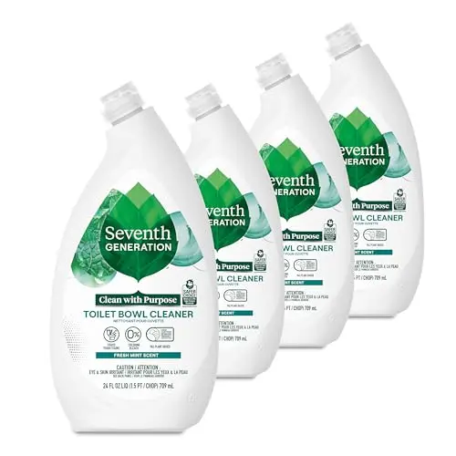 Seventh Generation Toilet Bowl Cleaner in Fresh Mint scent, 4-pack