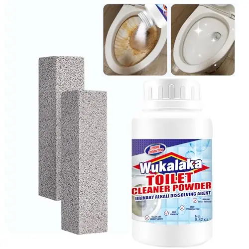 WUKALAKA pumice stone cleaning stick and bottle set