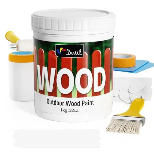 DWIL White Wood Paint for indoor and outdoor use
