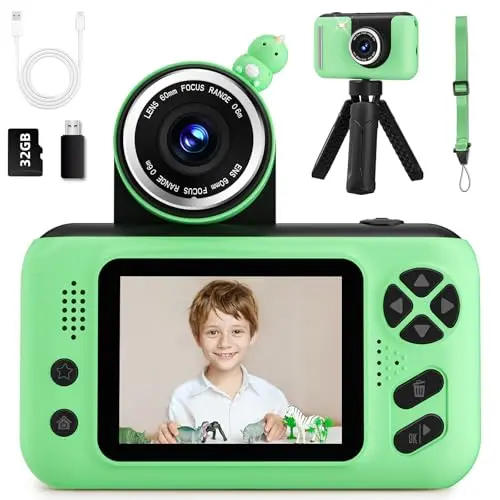 Makolle Kids Camera, a durable digital camera for children with flip screen