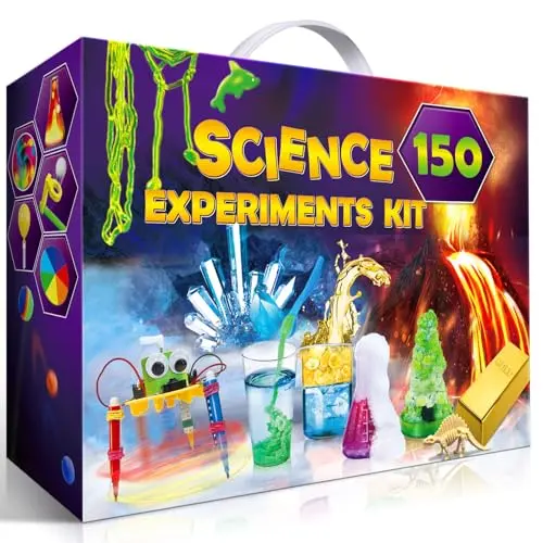 UNGLINGA 150 Experiments Science Kits for kids with volcano and tools
