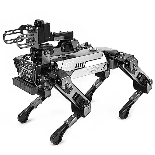 ELECFREAKS microbit Robotic Dog Xgo V2 kit with metal body and robotic arm
