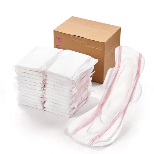 PurComfy Premium Postpartum Pads with wings for secure fit