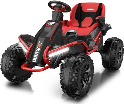 ANPABO 24V 4x4 ride on toy for big kids with adjustable seat