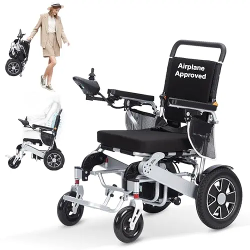 VORDERRY black all-terrain electric wheelchair