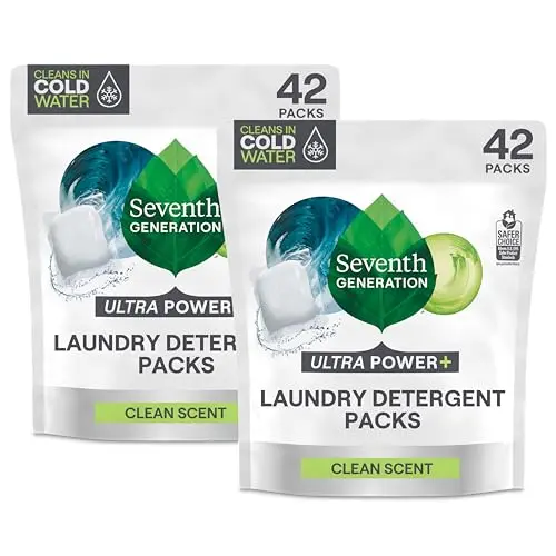 Seventh Generation Laundry Detergent Packs in pouch