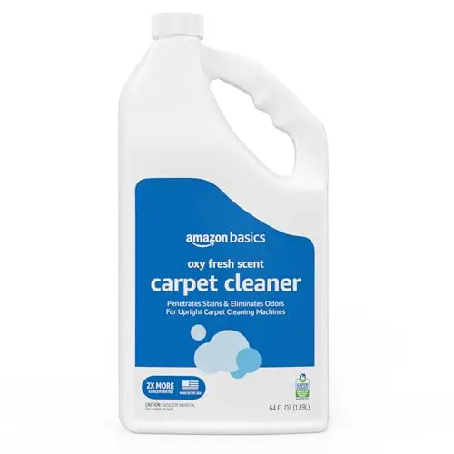 Amazon Basics Carpet Cleaner solution bottle
