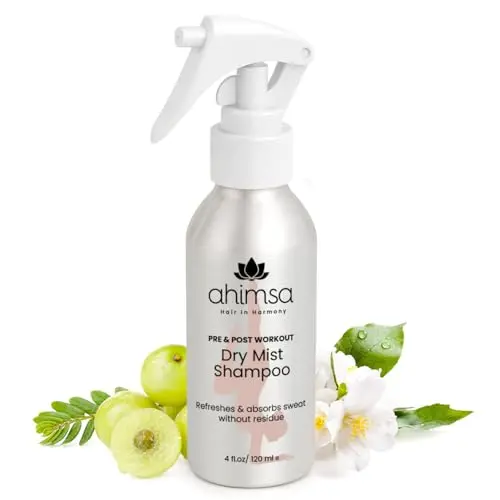 Ahimsa Non Aerosol Dry Shampoo Mist Spray bottle