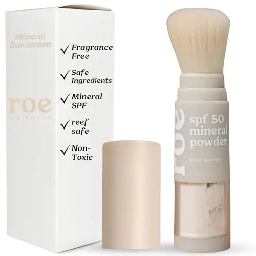 Roe Wellness Kids SPF 50 Brush On Mineral Sunscreen Powder