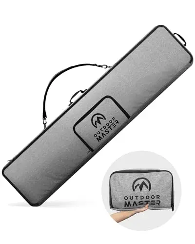 OutdoorMaster foldable 900D water-resistant snowboard bag