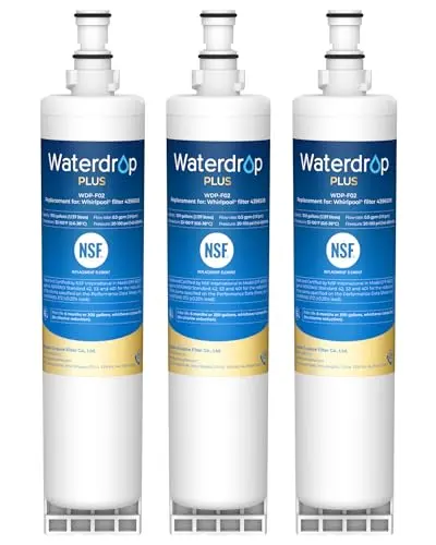 Waterdrop WDP-F02 Plus refrigerator water filter for Whirlpool models