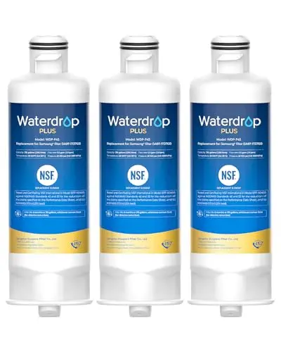 Waterdrop WDP-F45 Plus refrigerator water filter for Samsung DA97 models