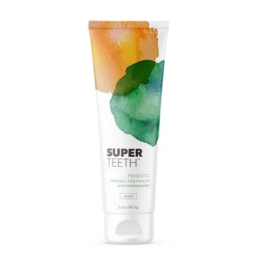 SuperTeeth Prebiotic Mineral Fluoride-Free Toothpaste for adults and kids