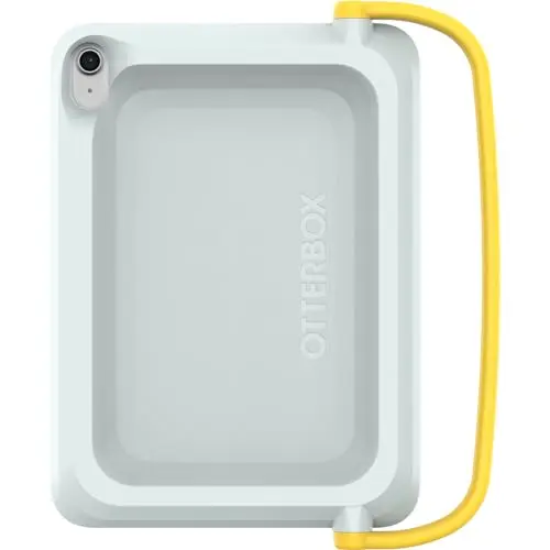 OtterBox Blue kids iPad case with easy-grip ridges and swivel handle