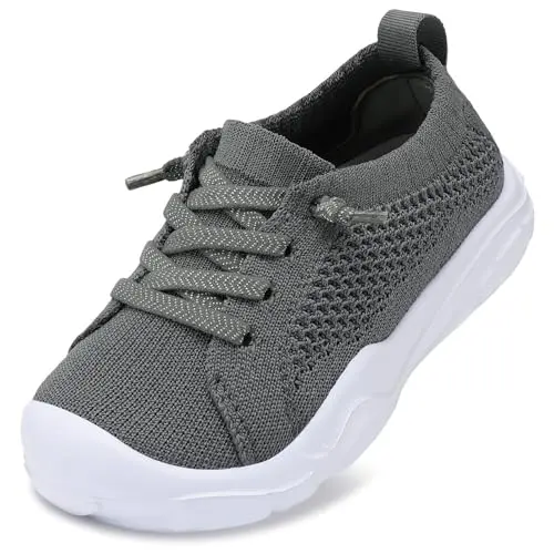 LeIsfIt toddler barefoot shoes with elastic slip-on design and wide toe cap.