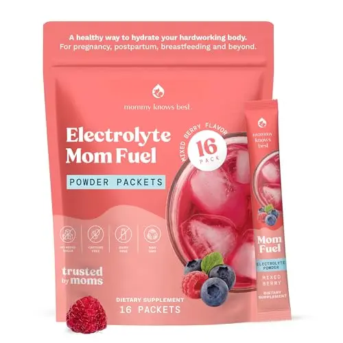 Mommy Knows Best Mom Fuel Mixed Berry electrolyte drink mix