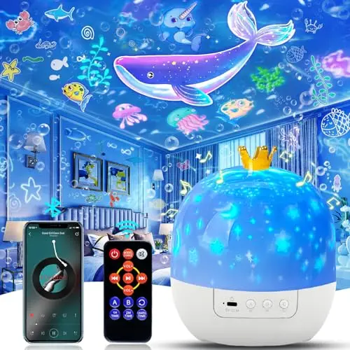 LytRdIt projector night light with multiple film options